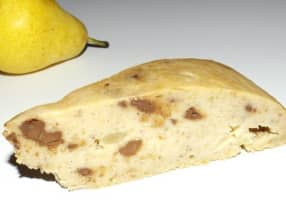 Gâteau de pain poire et chocolat