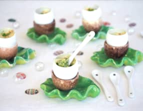 Verrines en coquille d’oeuf pour Pâques