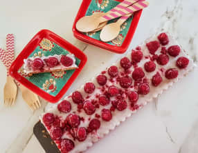 Gâteau nantais aux framboises