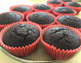 Cupcake au chocolat sans œufs