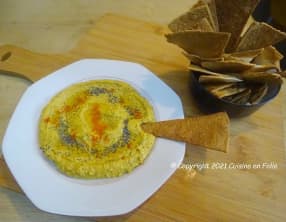 Tartinade de lentilles corail aux graines de pavot