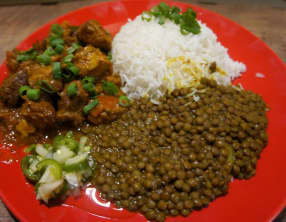 Cari de porc réunionnais