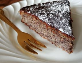 Gâteau pavot noisettes sans farine