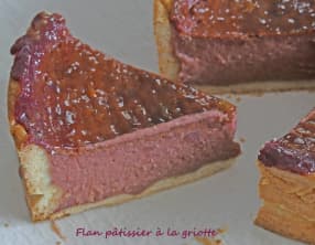 Flan pâtissier à la griotte