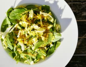 Salade alcalinisante express aux légumes de saison