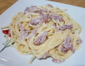 Les pâtes à la carbonara