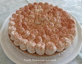 Tarte tiramisu au café