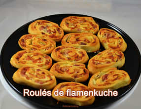 Roulés de flamenkuche pour l'apéro