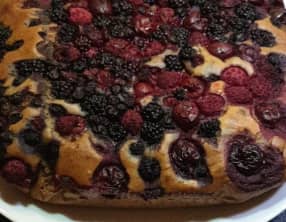 Bublanina aux fruits rouges