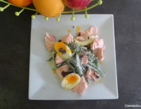 Salade niçoise au saumon