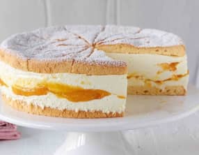 Gâteau mangue à la crème