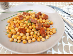Pois chiches au chorizo