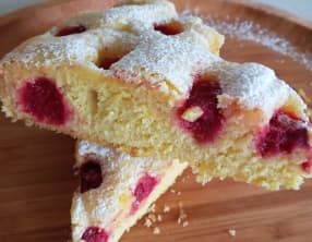 Gâteau à la framboise