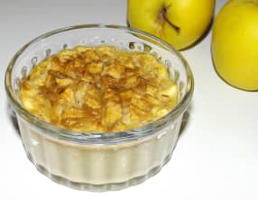 Clafoutis aux pommes avec reste de pâte à crêpes