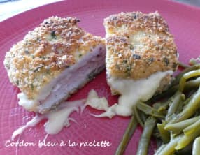 Cordon bleu à la raclette
