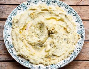 Purée pomme de terre au chou-fleur