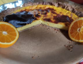 Flan parisien à l'orange