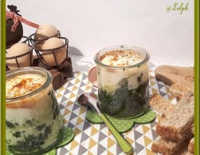 Oeufs cocotte aux épinards