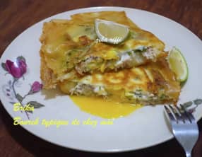 Bricks au poulet et fromage