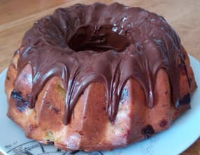 Le bundt cake banane chocolat