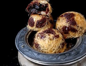 Konafa fondant au chocolat