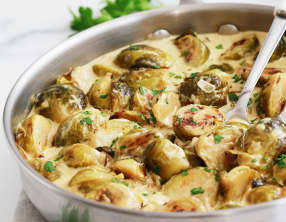 Choux de Bruxelles à la moutarde