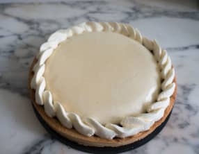 Tarte entremets poires chocolat