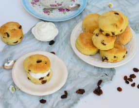 Scones aux raisins