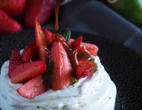Pavlova aux Fraises