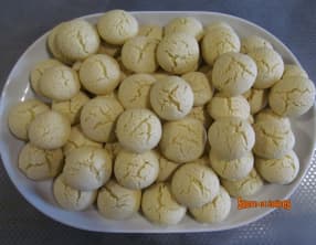 Biscuits friables à la fécule