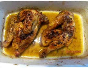 Coquelet grillé aux épices