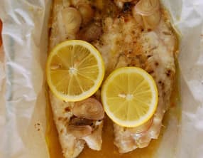 Poisson au citron en papillote