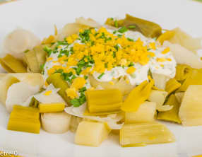 Poireaux sauce tartare