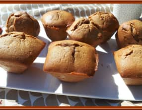 Muffins cœur pâte de spéculoos