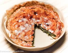 Tourte aux blettes et épinards