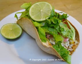 Tacos au quinoa grillé et son guacamole