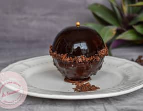 Sphère chocolat café