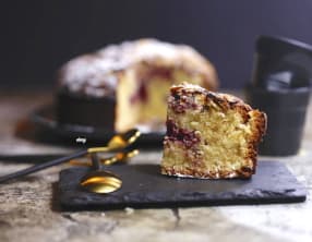 Gâteau bakewell aux framboises
