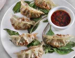 Gyozas aux légumes et à la protéine végétale texturée