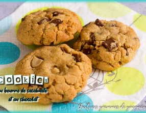 Cookies au beurre de cacahuète et chocolat