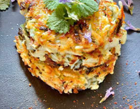 Rösti au lierre terrestre et ciboulette sauvage