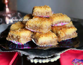 Ktayefs aux noix et aux amandes