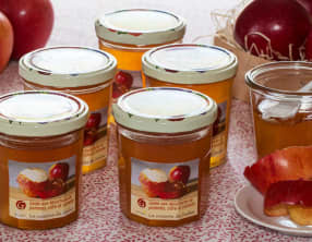 Gelée aux épluchures de pommes, cidre et cannelle