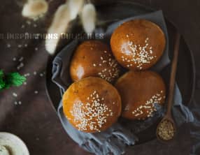 Brioche marocaine moelleuse aux sésame et anis
