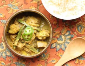 Curry de poisson au cumin et au vadouvan