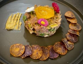 Tartare de boeuf épicé