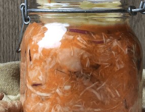 Coleslaw lacto-fermenté