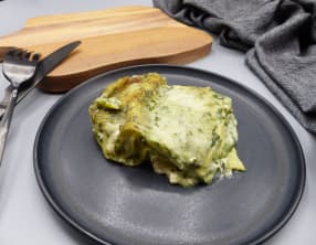 Lasagnes aux épinards et 3 fromages