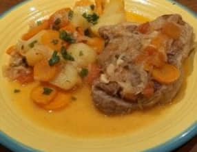 Osso bucco de veau à la Milanaise