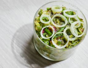 Tartare végétal alcalin de crudités